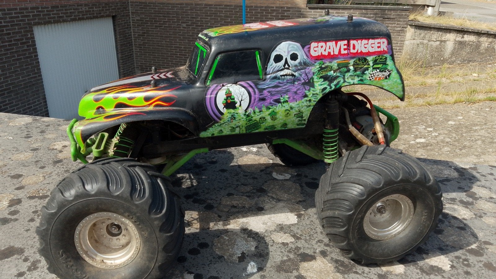 1:10 Traxxas Grave Digger, Gebruikt, Auto offroad, Schaal 1:10, RTR (Ready to Run)