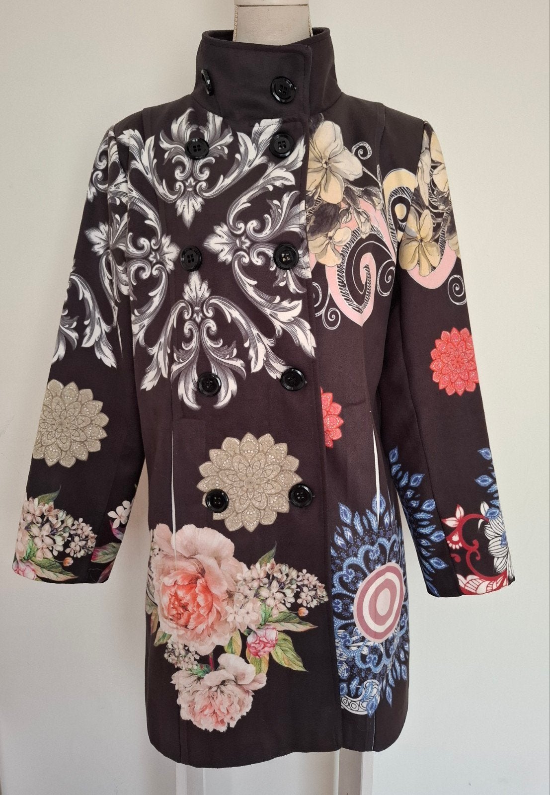 vintage winterjas maat 40, Kleding | Dames, Jassen | Winter, Verzenden, Zo goed als nieuw, Maat 38/40 (M)