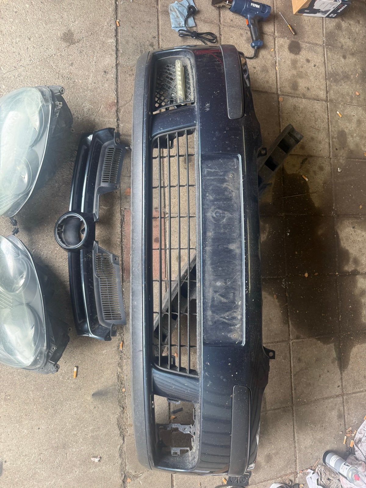Bumper, koplampen en grille voor Volkswagen Golf, Auto-onderdelen, Ophalen, Gebruikt, Bumper, Volkswagen
