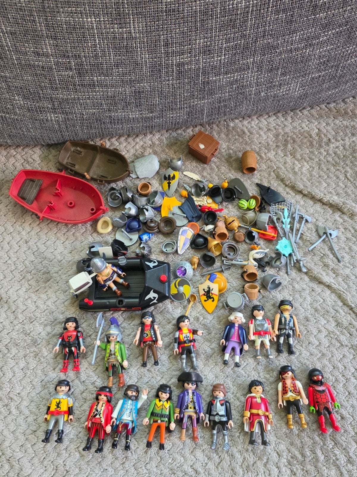 leuke grote piratenset met heel veel poppetjes, Kinderen en Baby's, Speelgoed | Playmobil, Ophalen of Verzenden, Zo goed als nieuw