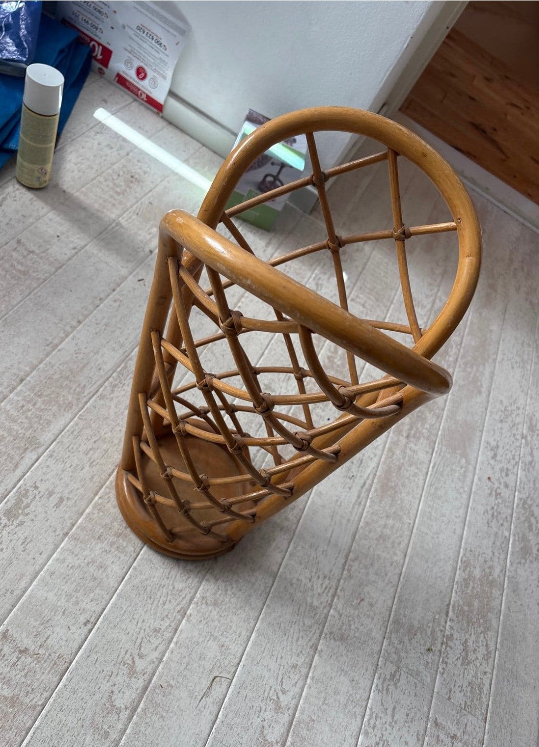 Rotan paraplubak, Huis en Inrichting, Ophalen of Verzenden, Gebruikt, Riet