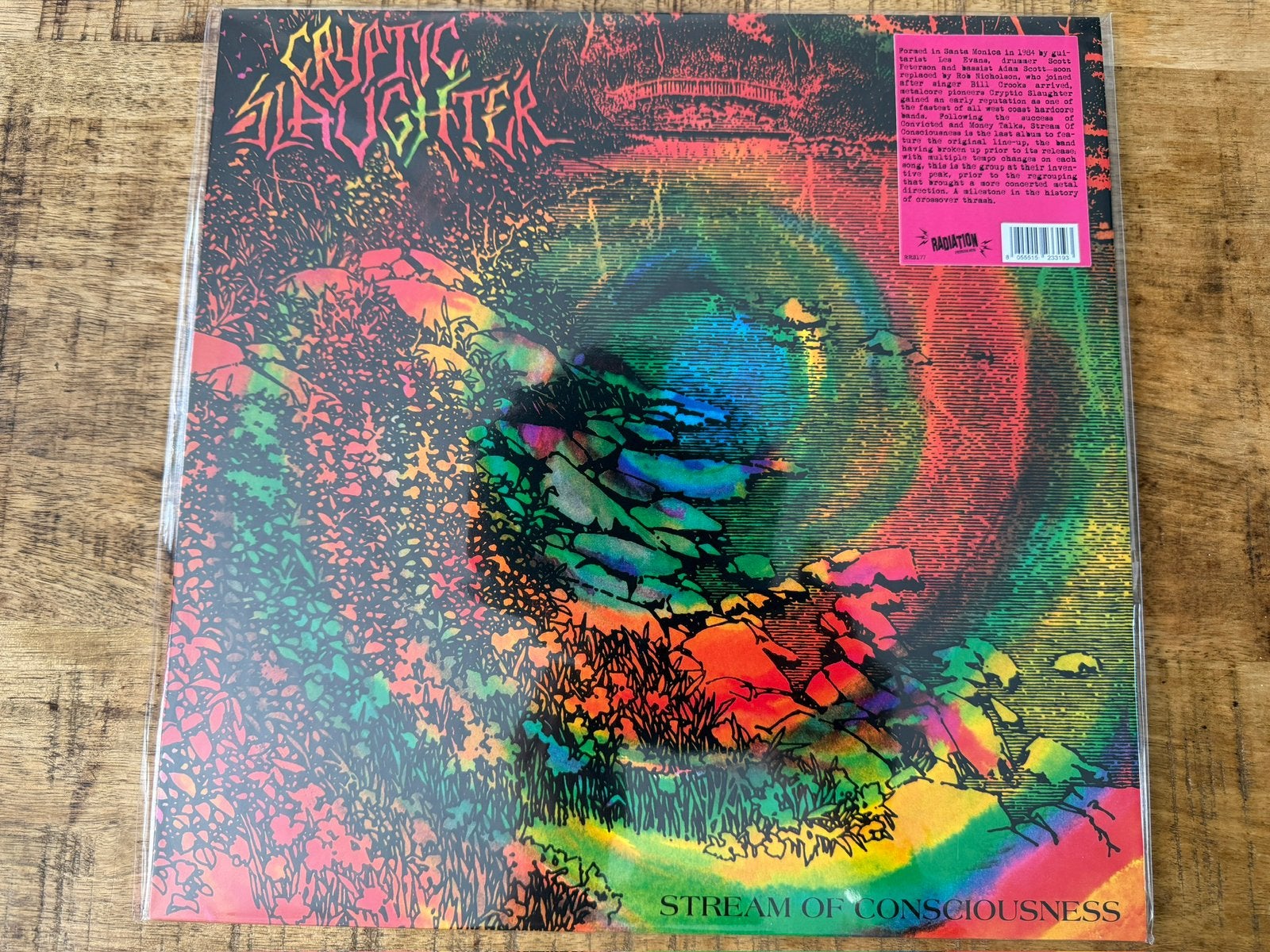 Cryptic Slaughter - Stream of consciousness LP heruitgave, LP, Thrash metal, Ophalen of Verzenden, 12 inch