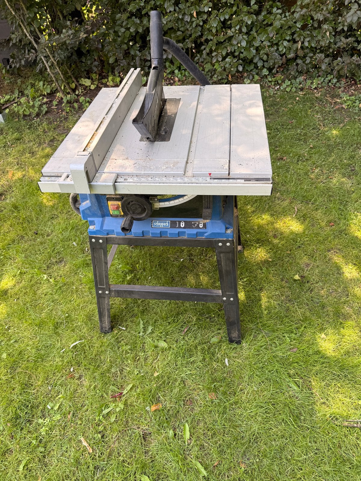 Scheppach HS105 Tafelzaag - Krachtige Cirkelzaag, Doe-het-zelf en Verbouw, Ophalen, Gebruikt, Cirkelzaag, 70 mm of meer