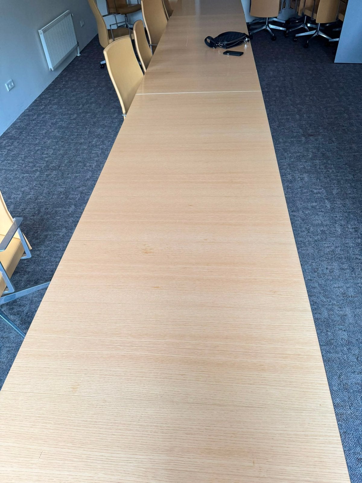 Tafel en bureautafel, Ophalen of Verzenden, Rechthoekig, 200 cm of meer, 50 tot 100 cm