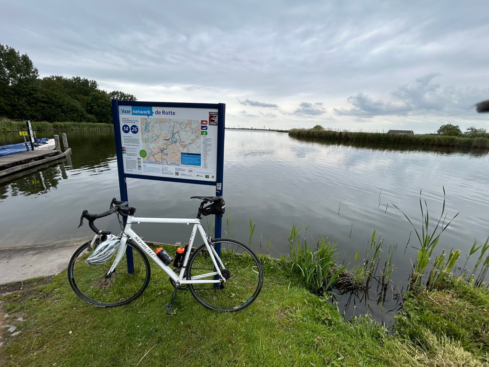 Sportieve Schouten Racefiets -Campagnolo Centaur accessories, Ophalen, Zo goed als nieuw