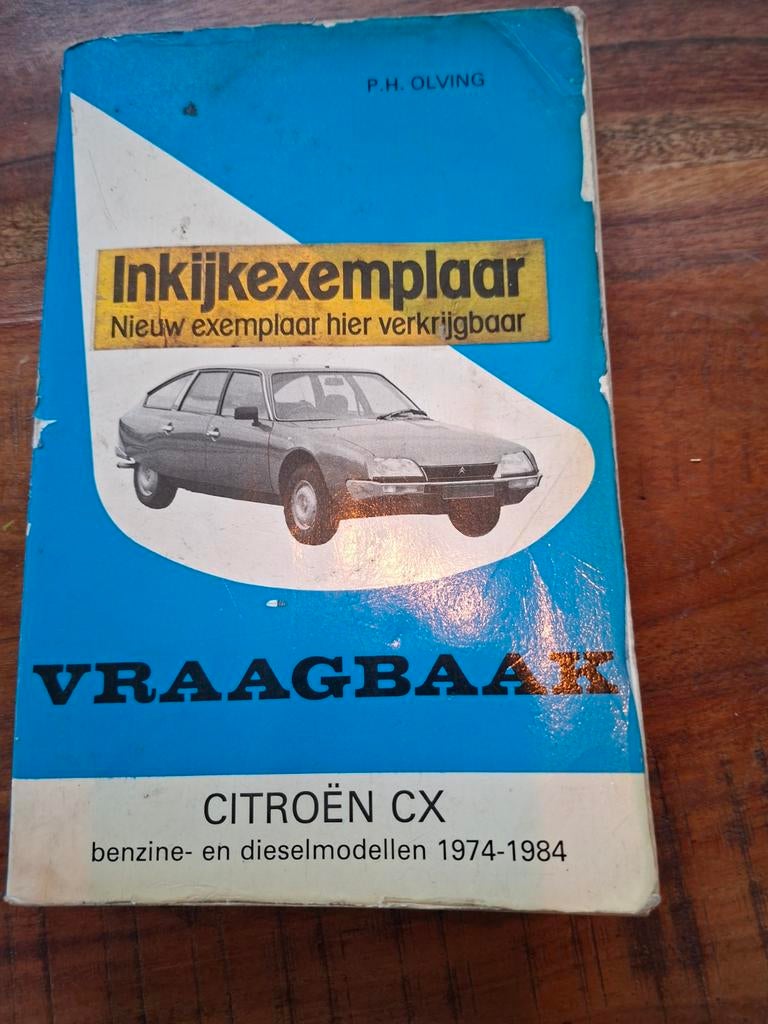 Vraagbaak Citroën CX benzine- en dieselmodellen 1974-1984, Boeken, Auto's | Boeken, Ophalen of Verzenden