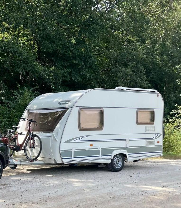 Caravan Beyerland Vitesse 400/2  enkele bedden, Caravans en Kamperen, 2 aparte bedden, Tot en met 2, 750 - 1000 kg, Particulier