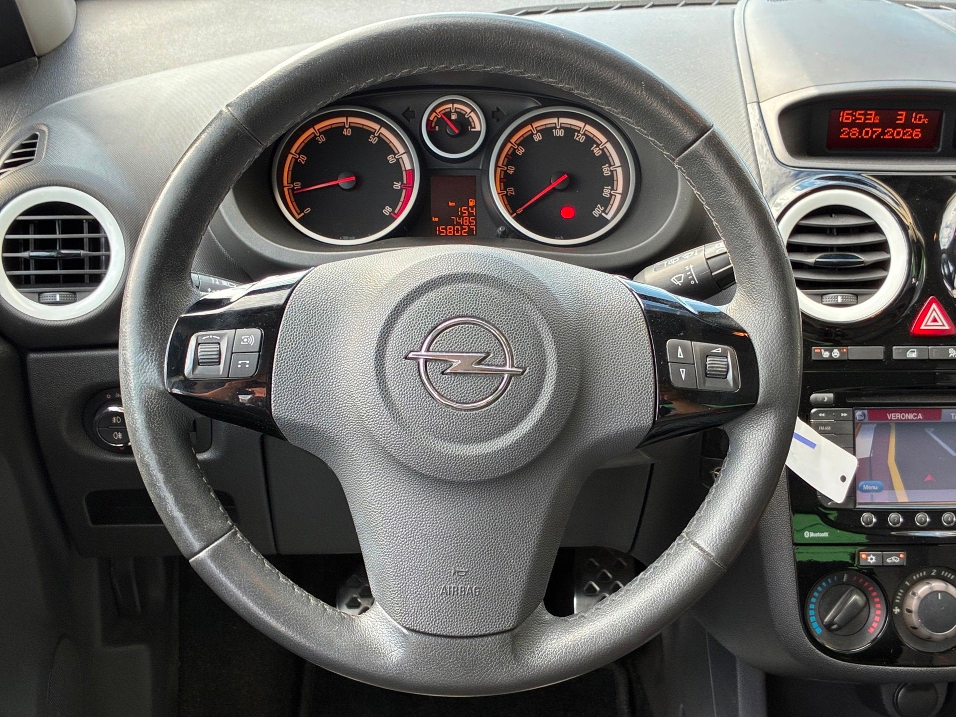 Opel Corsa 1.4-16V Cosmo|Navigatie|CruiseControl|Airco|LM-Ve, Auto's, Voorwielaandrijving, Euro 5, Gebruikt, 1398 cc