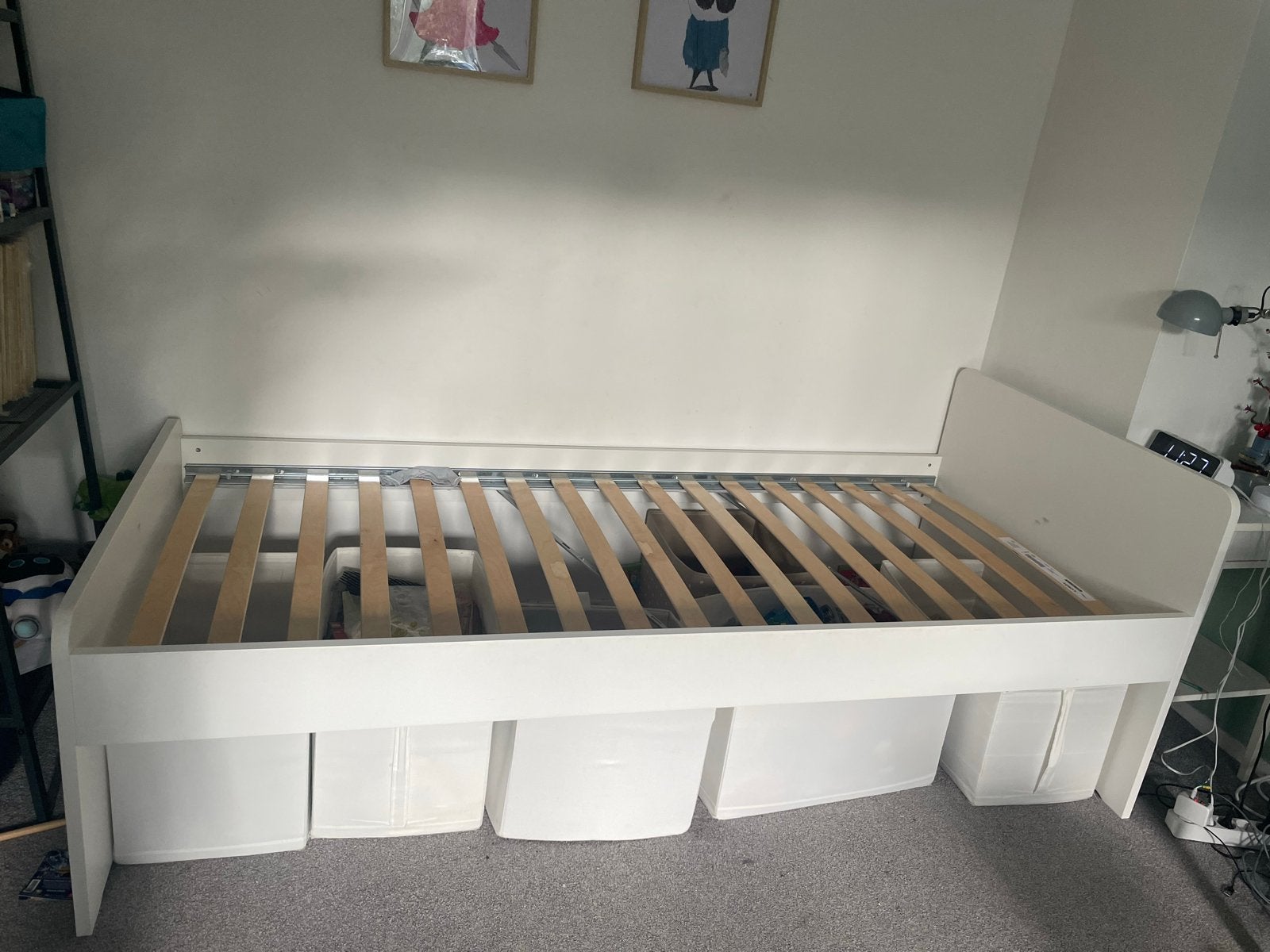 IKEA SLÄKT bedframe, Ophalen, Gebruikt, 90 cm, Eenpersoons