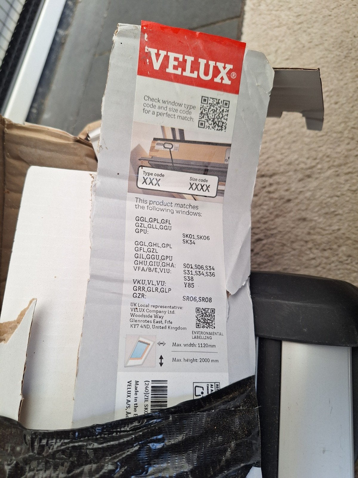 Velux insectenhor ZIL SK06 0000SWLE, 80 tot 120 cm, Nieuw, Dakraam, 160 cm of meer