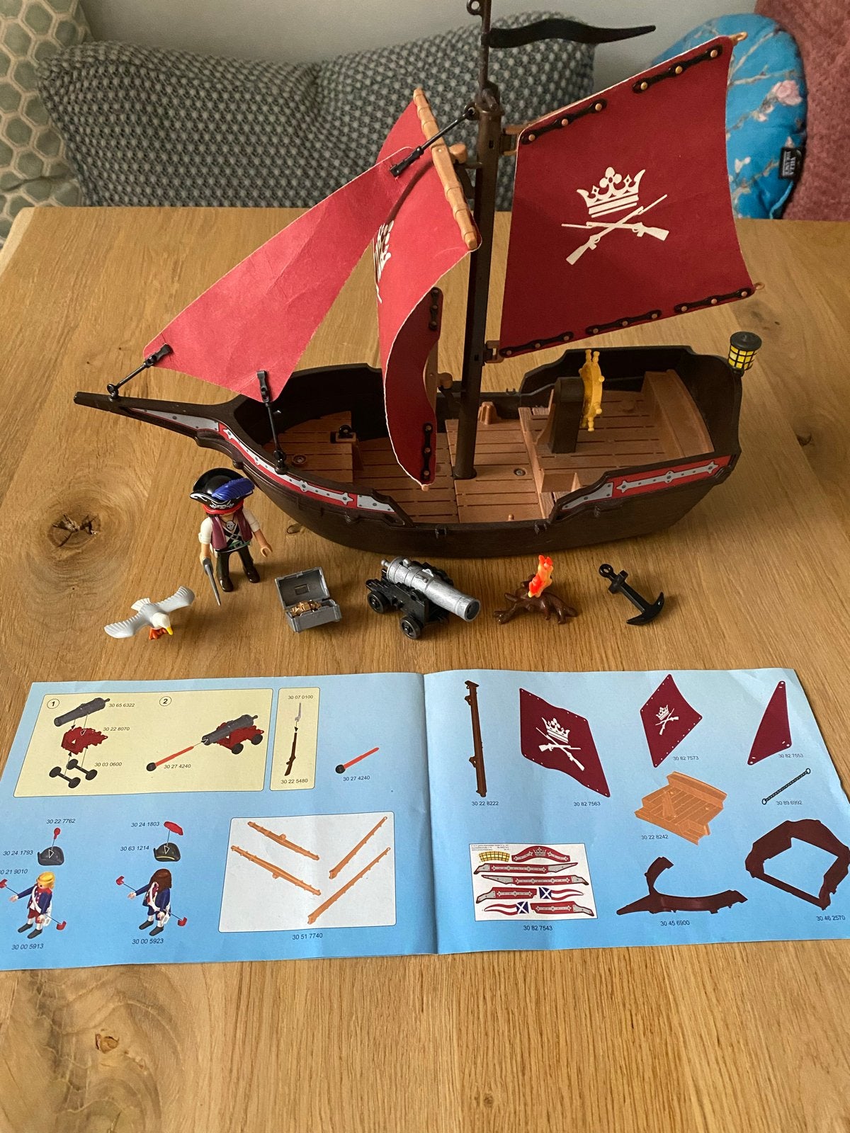 Playmobil Piratenschip 6681 met accessoires, Ophalen, Zo goed als nieuw, Jongen of Meisje