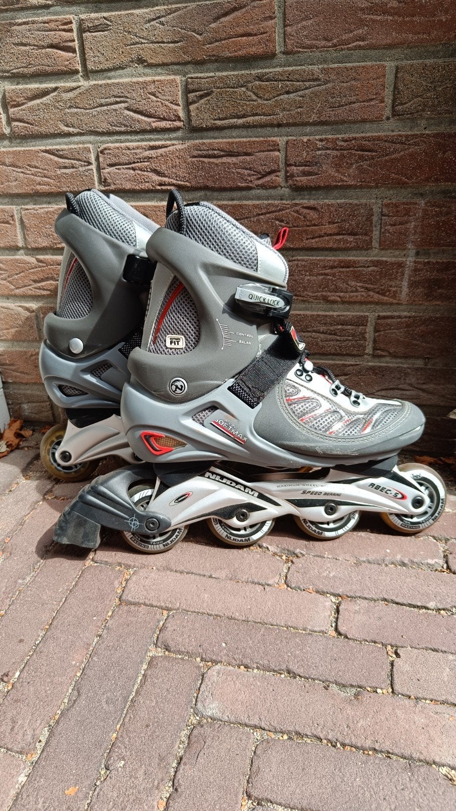 Nijdam Soft-Max Inline Skates - Maat 41, Sport en Fitness, Overige merken, Gebruikt, Dames, Ophalen of Verzenden