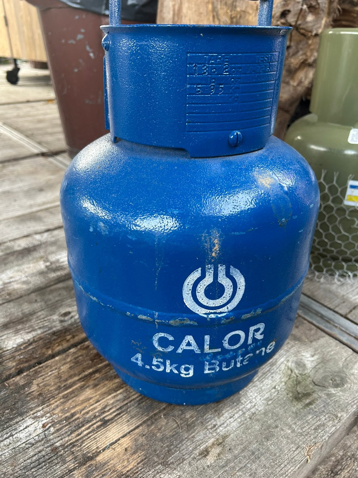 Gastank Calor, Ophalen, Zo goed als nieuw