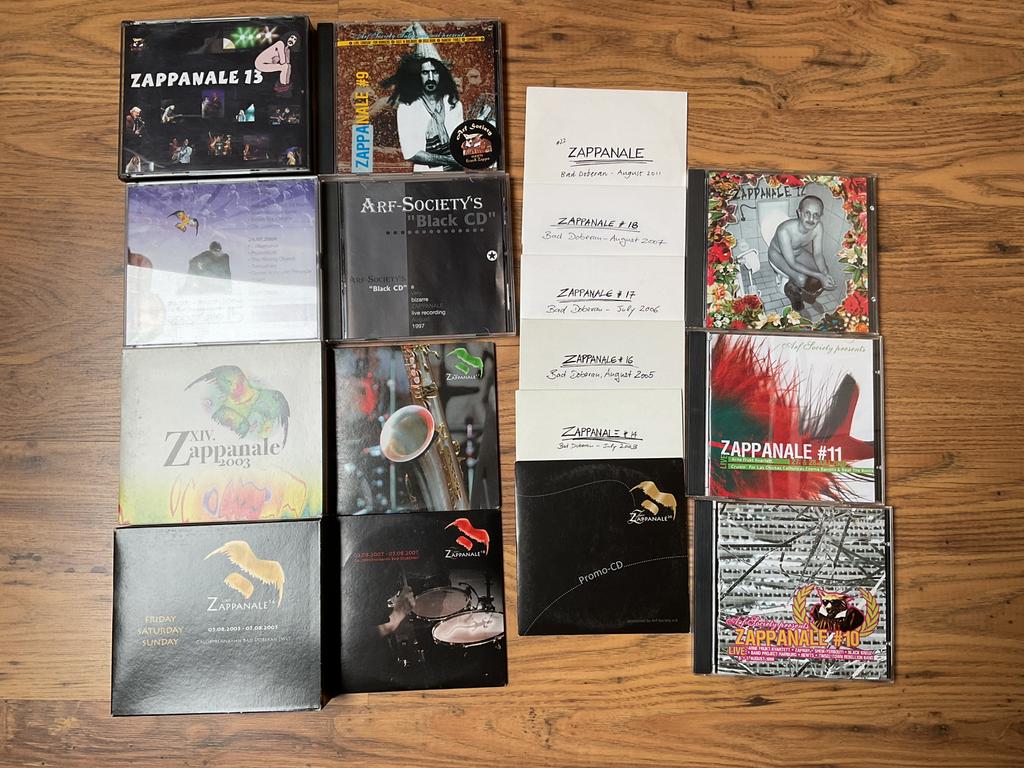 Zappanale- 17 live cd’s zappa festival Bad Doberan, Ophalen of Verzenden, Zo goed als nieuw, Poprock
