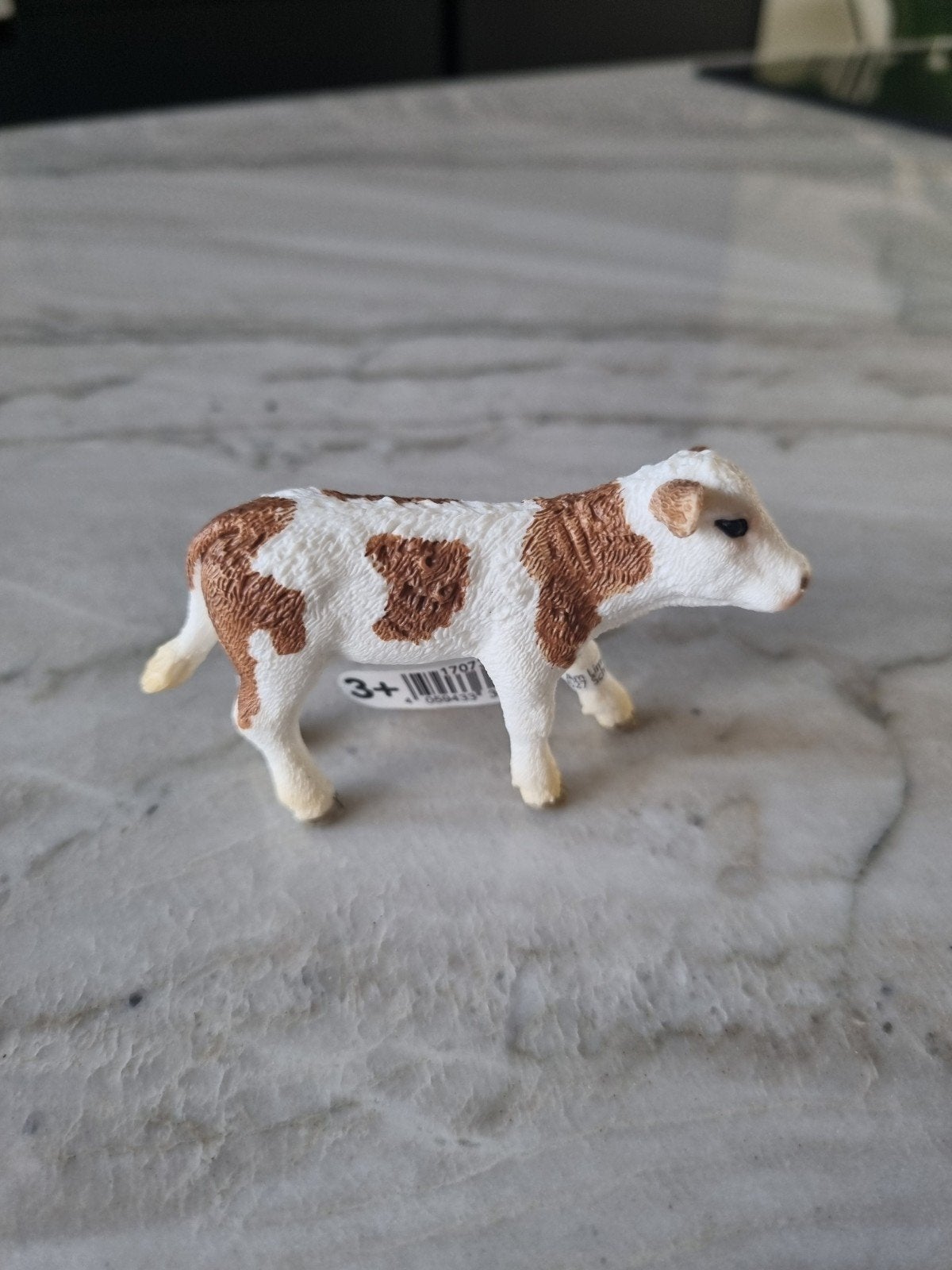 Schleich, 17073 Koe kalf, Ophalen of Verzenden, Nieuw, Dier