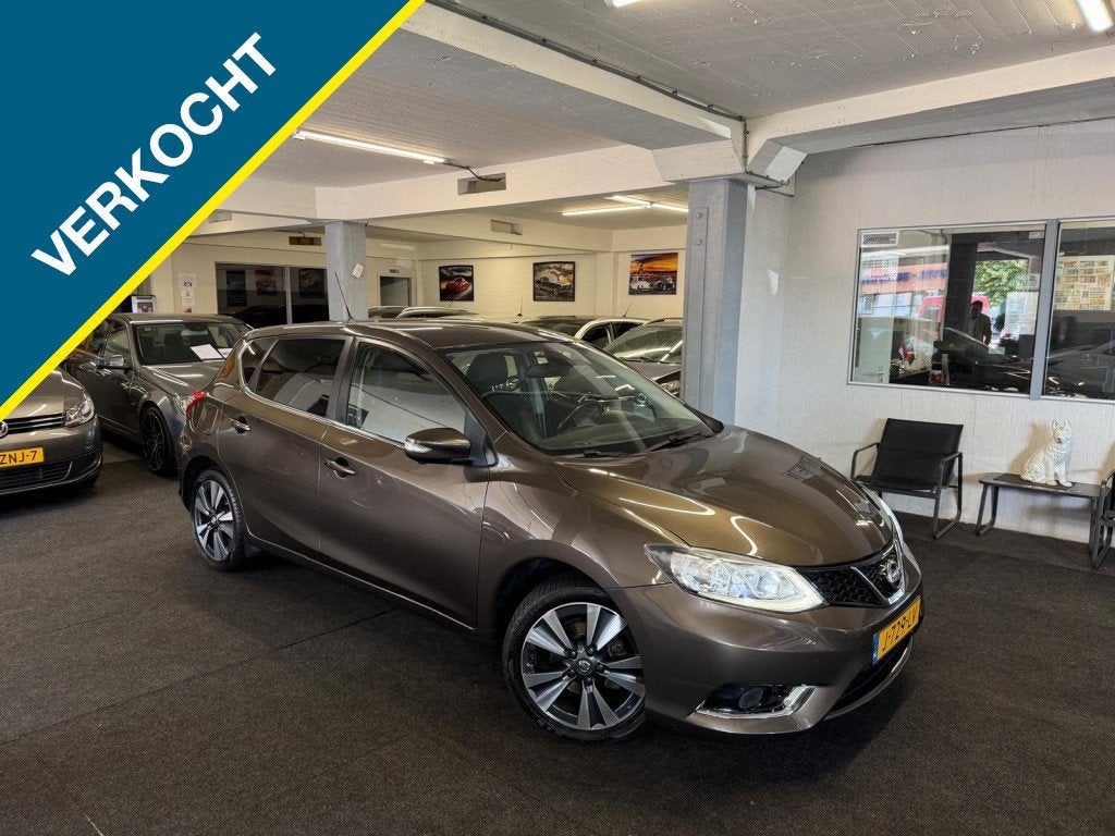 Nissan Pulsar 1.2 DIG-T Tekna*Automaat*Leder*NAVI*, Auto's, Nissan, Automaat, Gebruikt, Euro 6, 4 cilinders