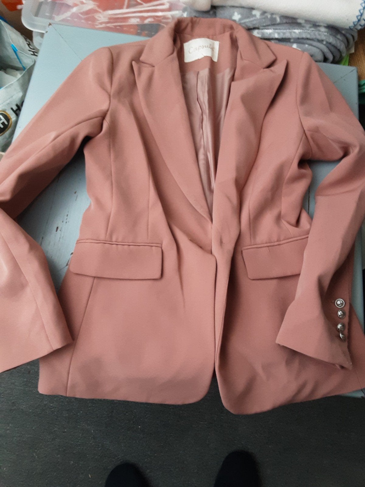 Rose pak jasje, Maat 42/44 (L), Ophalen of Verzenden, Zo goed als nieuw, Jasje