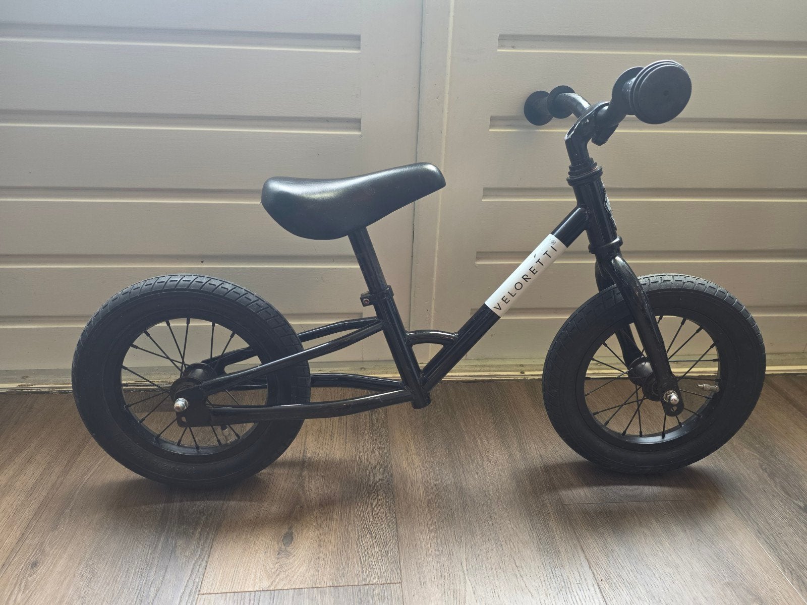 Zwarte Veloretti loopfiets, Ophalen, Gebruikt, Loopfiets
