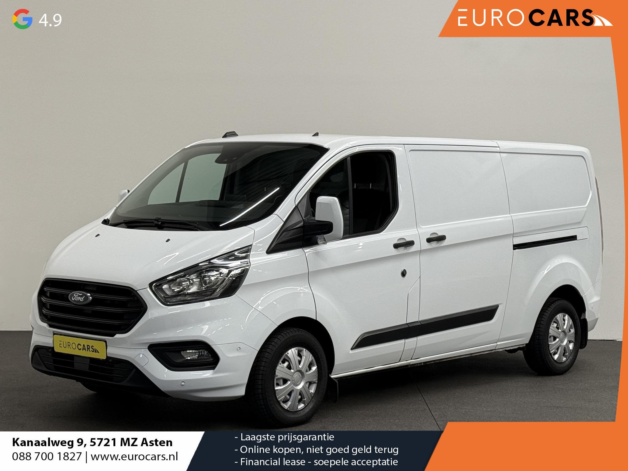 Ford Transit Custom 300 2.0 TDCI L2H1 Trend Airco Cruise Con, Auto's, Stof, 4 cilinders, Bedrijf, Diesel