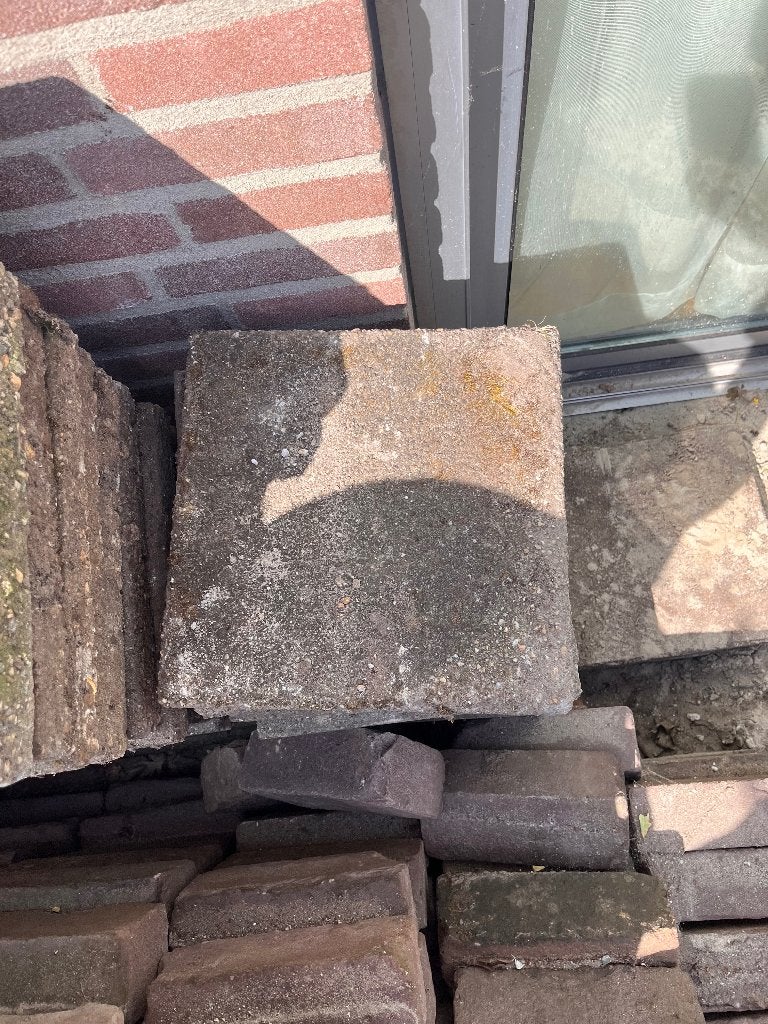 Betontegels, Tuin en Terras, Ophalen, Gebruikt, Beton, Terrastegels