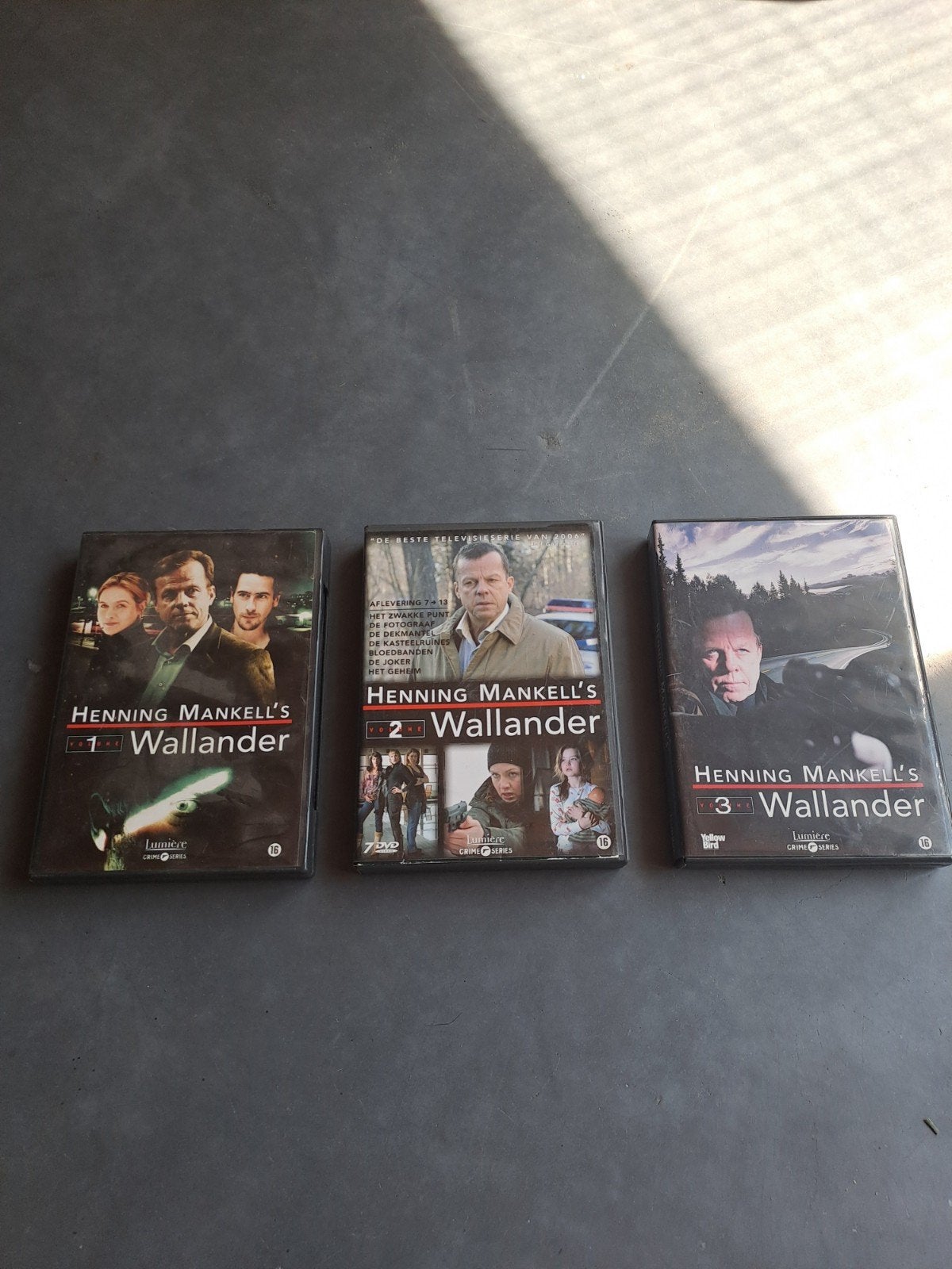 Henning Mankell's Wallander DVD Boxset - Deel 1, 2 & 3, Vanaf 16 jaar, Misdaad, Ophalen of Verzenden, Gebruikt
