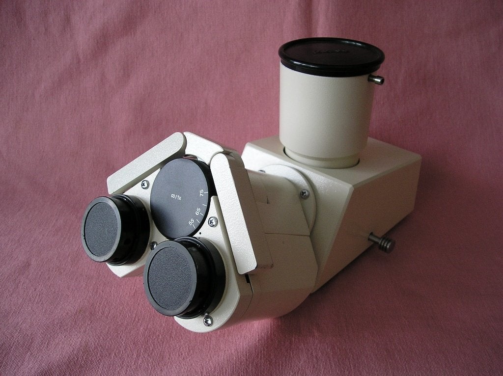 Carl zeiss axioskop tubes met fotouitgang, Verzenden, Refurbished, Minder dan 400x, Onderdelen of Toebehoren