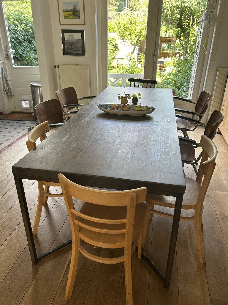 grote industriele eettafel, Ophalen, Gebruikt, 200 cm of meer, 50 tot 100 cm