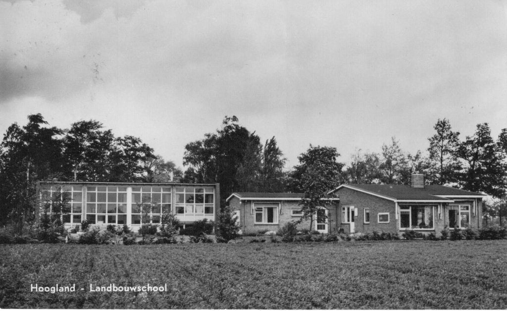 Hoogland Landbouwschool, Verzenden, 1940 tot 1960, Gelopen, Utrecht