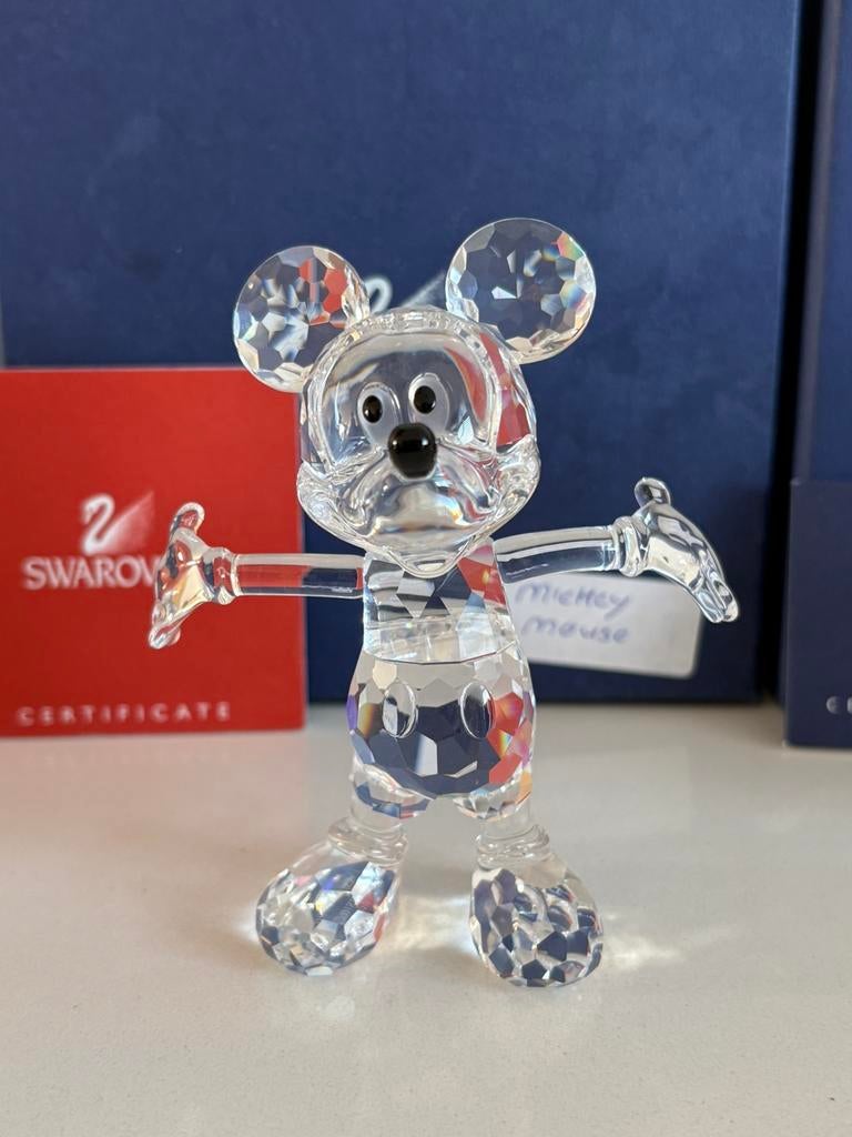 Swarovski disney mickey Mouse, Ophalen of Verzenden, Zo goed als nieuw, Figuurtje