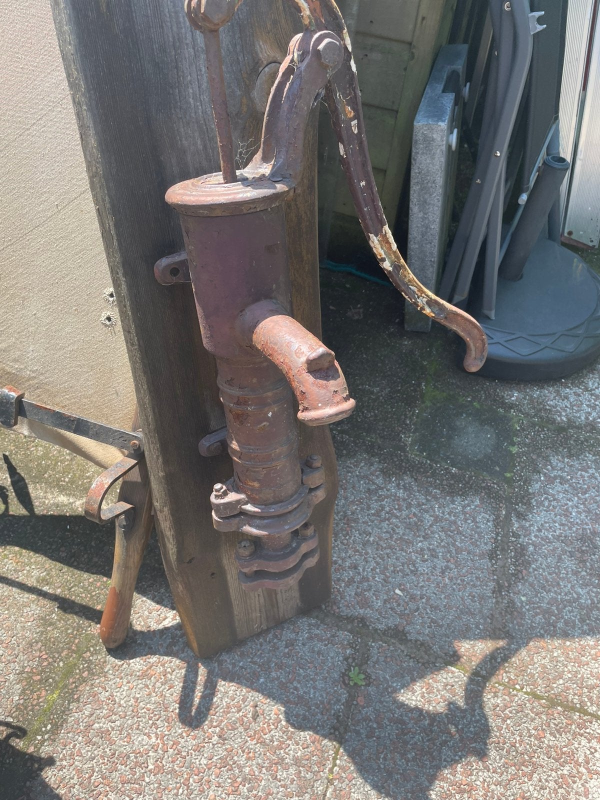 antieke waterpomp, Ophalen, Zo goed als nieuw, Handmatig, Overige typen