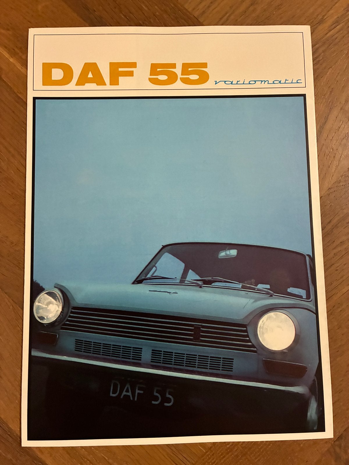 DAF 55 Variomatic brochure 12/67, Verzenden, Zo goed als nieuw, Overige merken