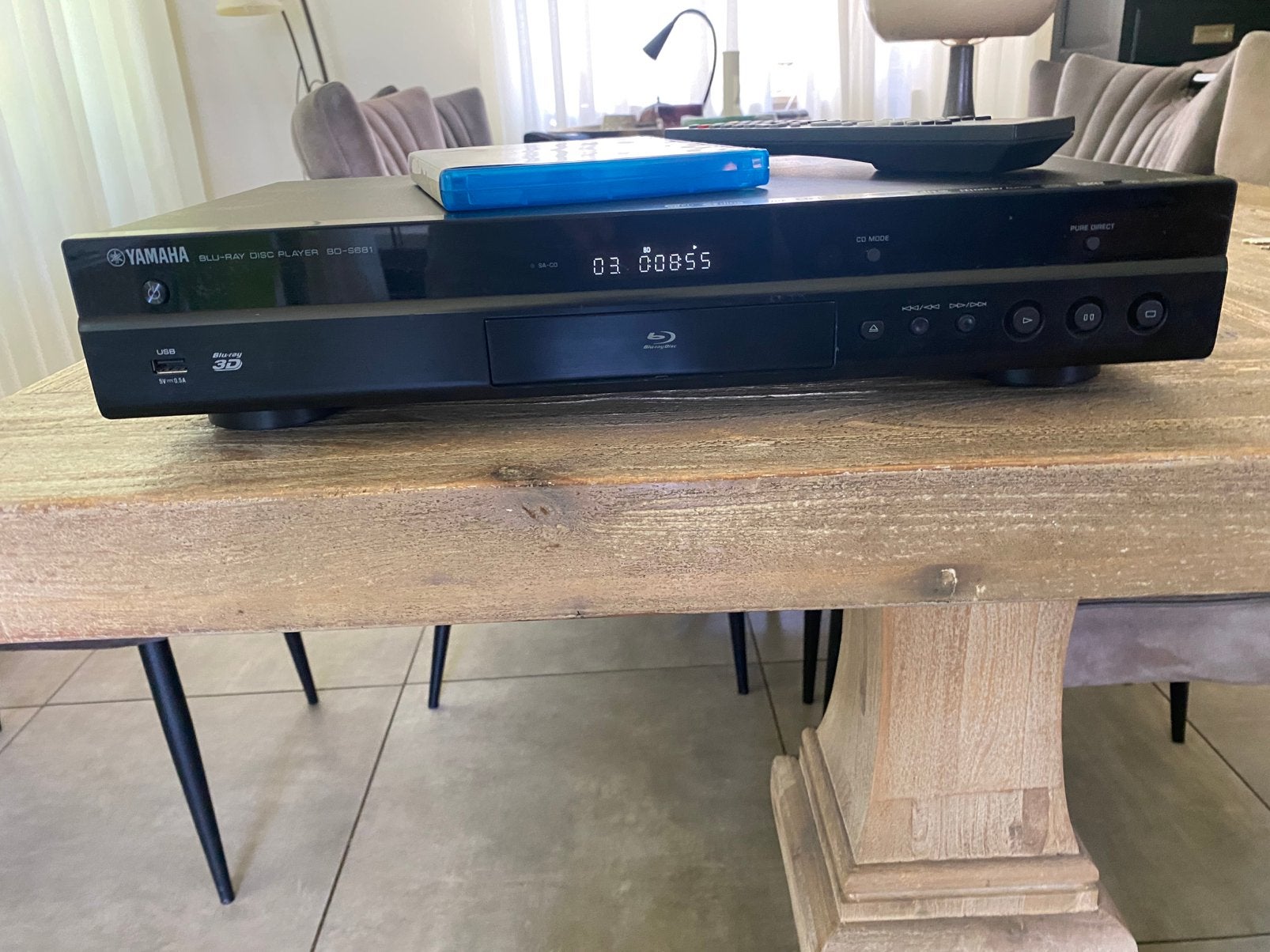 Yamaha BD-S681 4K-Upscaling Blu-ray Disc Player, Ophalen of Verzenden, Gebruikt, Overige merken