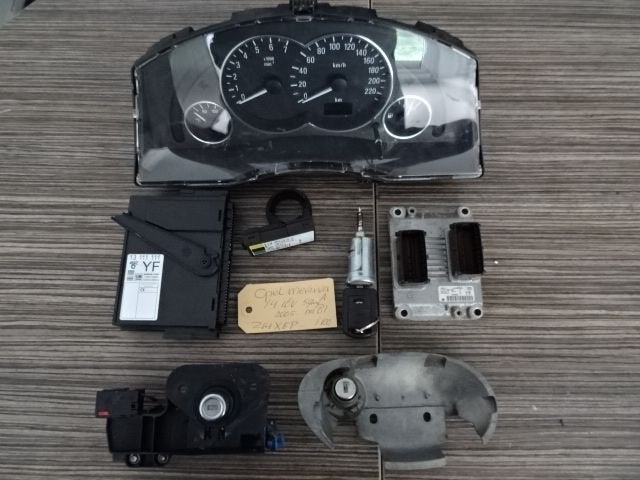 ECU Opel Meriva A bj 2005 Z14XEP 1.4 16v benz complete set i, Gebruikt, -, Opel, Ophalen of Verzenden