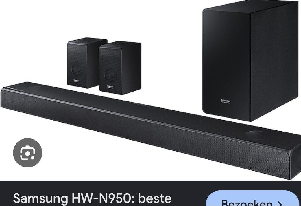 soundbar Samsung HW-N950, Overige merken, 7.1-systeem, 70 watt of meer, Ophalen of Verzenden