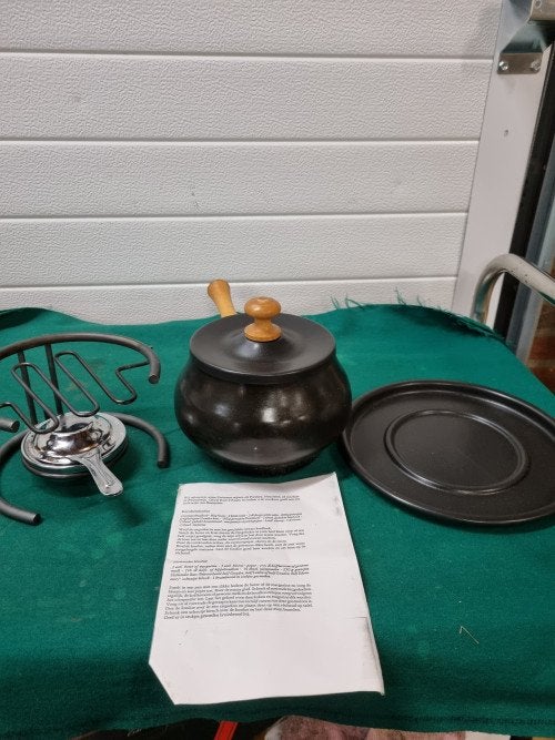 fondueset  apollo zwart, Ophalen of Verzenden, 'T Olde Gre-j, Info@toldegrej.nl, Endepoelstraat 20f Didam