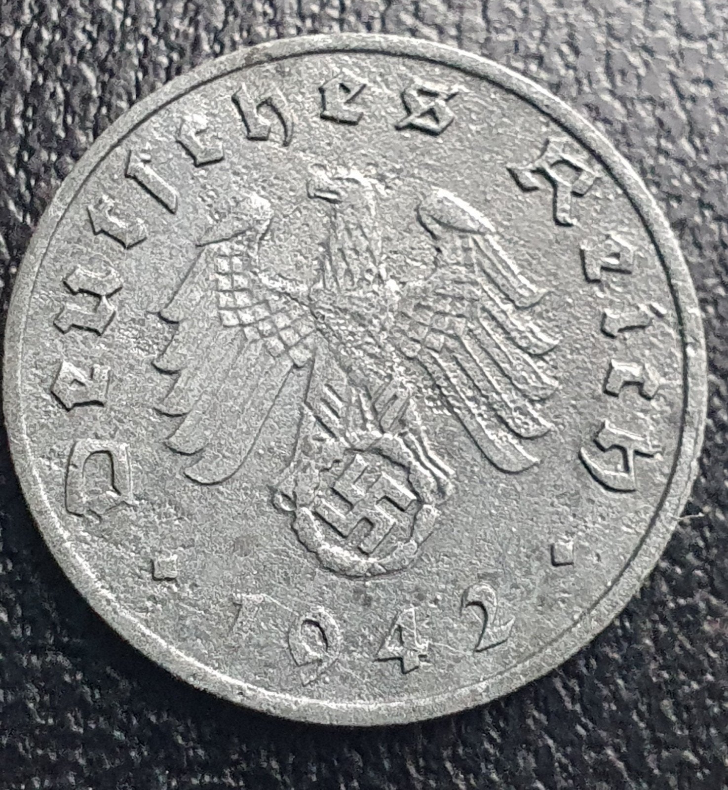 Nazi Duitsland 1 Pfennig 1942 J Derde Rijk Duitsland., Ophalen of Verzenden, Duitsland, Losse munt
