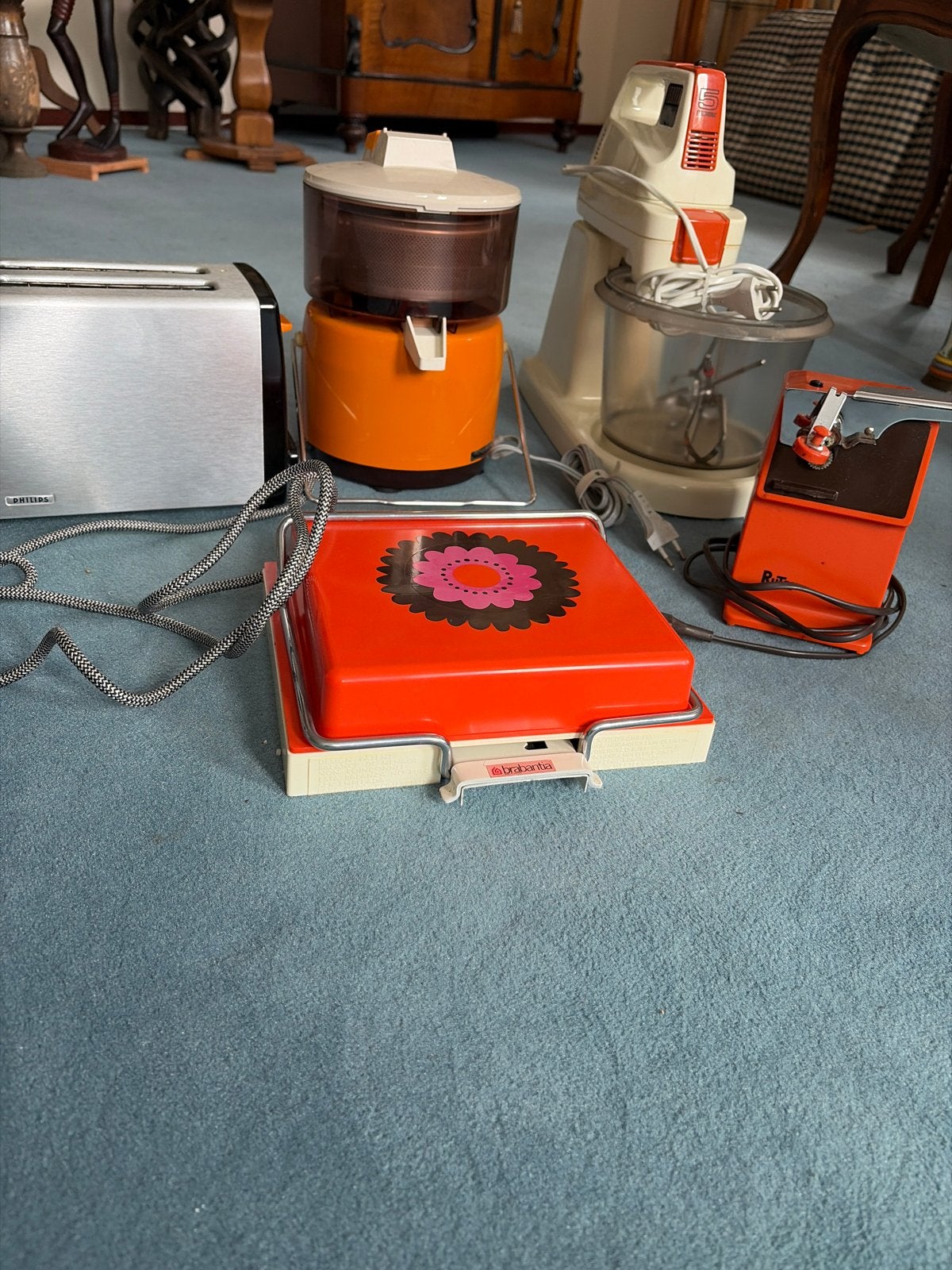 Vintage keukenapparatuur set: Brabantia, Philips, Robj, Ophalen, Gebruikt