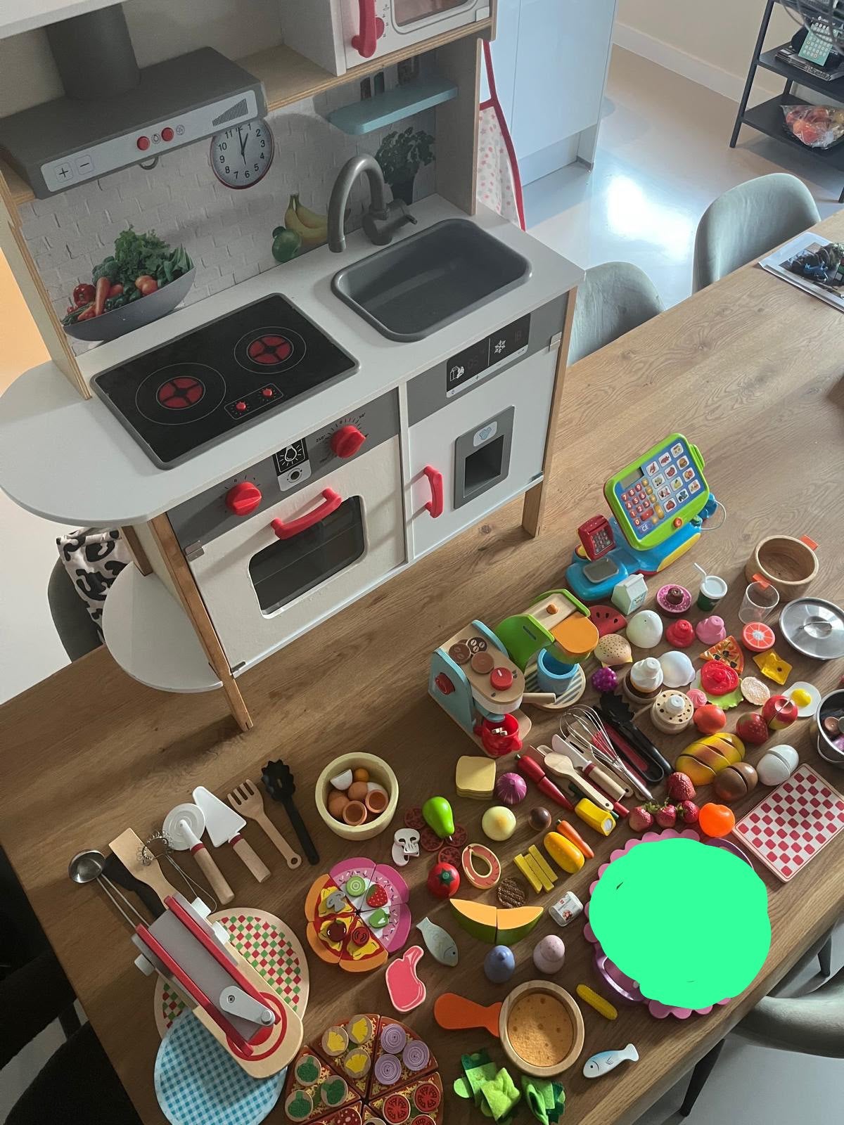 Kinderkeuken met veel accessoires, Ophalen, Gebruikt