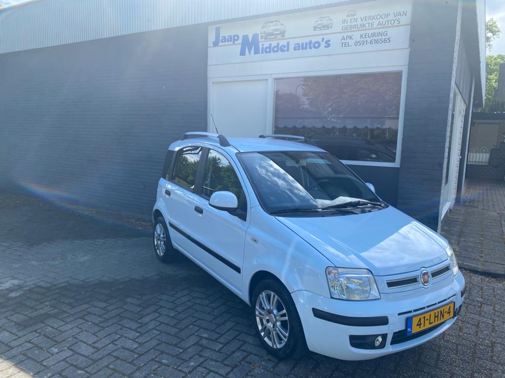 Fiat Panda 1.2 2010 Blauw, Stof, 4 cilinders, Origineel Nederlands, Bedrijf