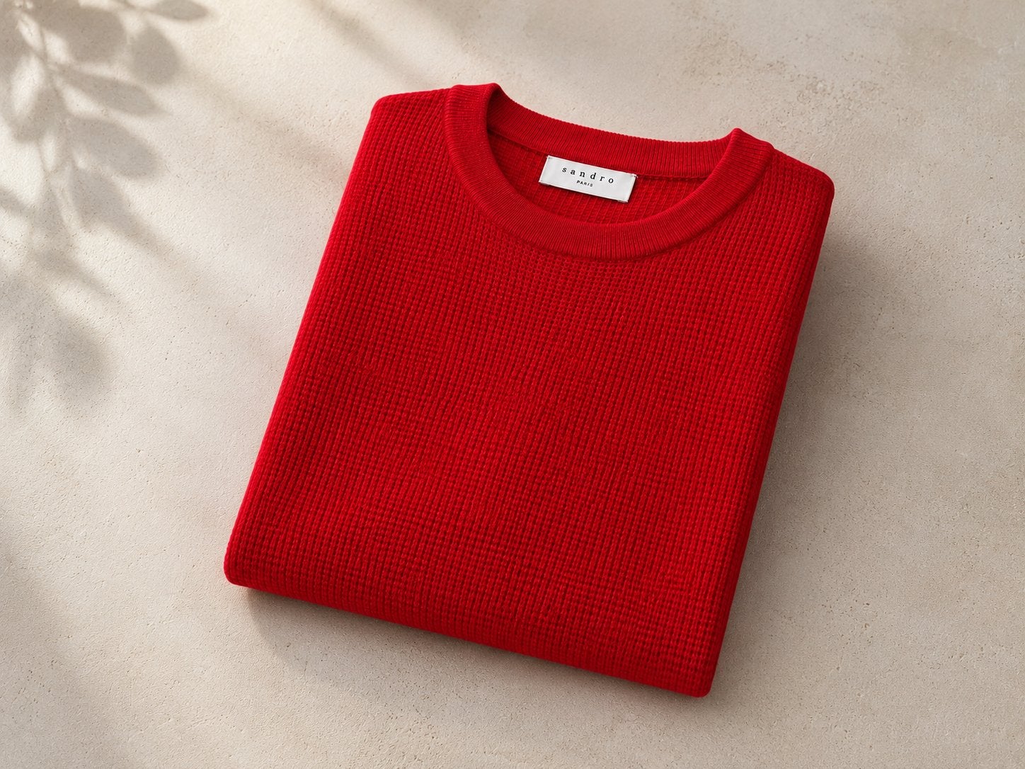 Sandro Paris Longsleeve Trui - 69% Wol - Nieuwstaat, Kleding | Dames, Ophalen of Verzenden, Zo goed als nieuw, Rood