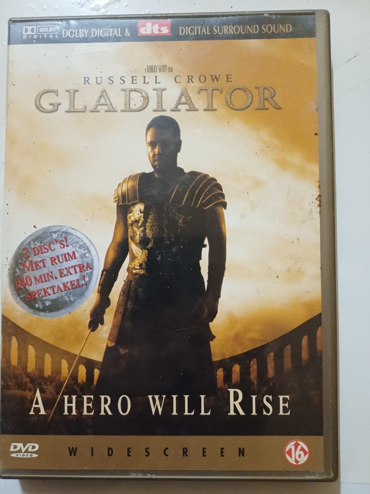 Gladiator, Vanaf 16 jaar, Ophalen of Verzenden, Zo goed als nieuw