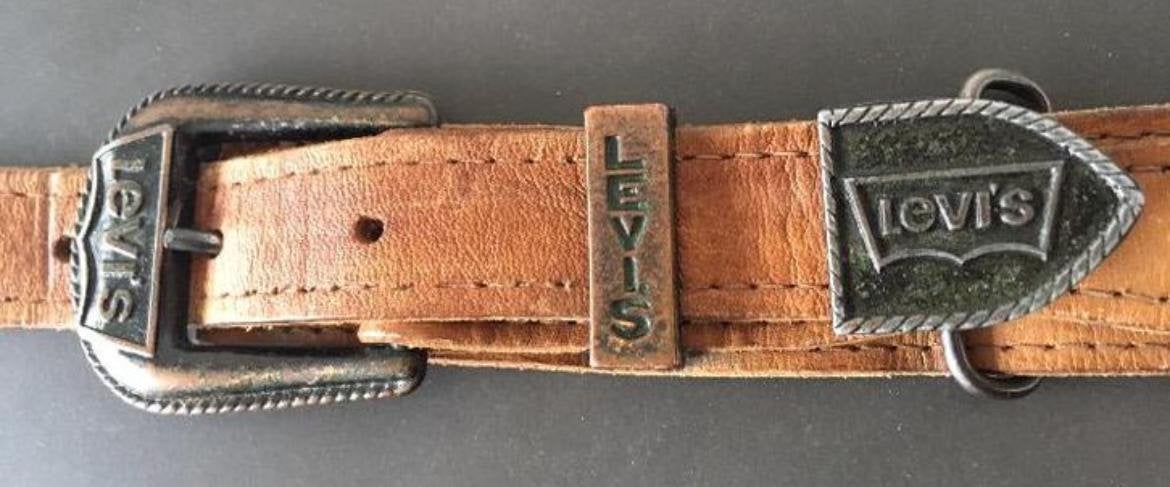 Mooie Levi's leren riem met afneembare gesp.lichtbruin, Kleding | Heren, Riemen en Ceinturen, 95 tot 105 cm, Bruin, Echt leder