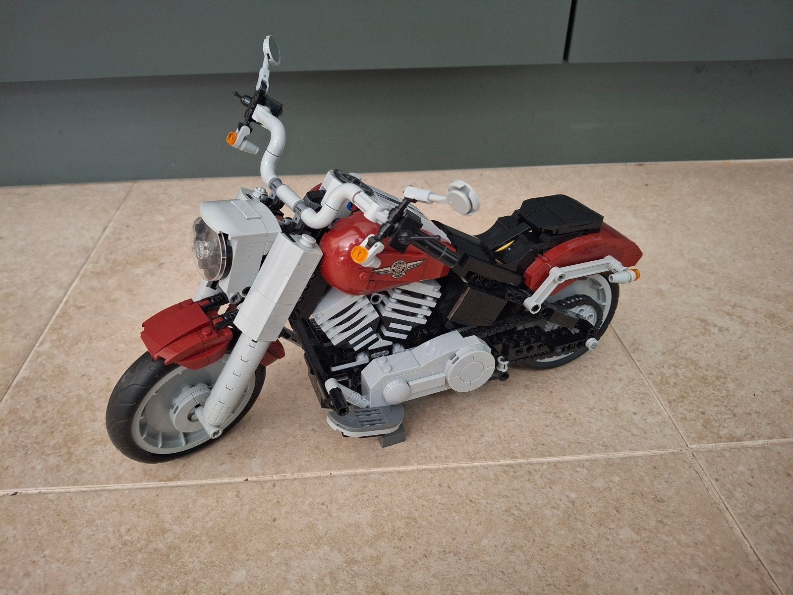 Lego Creator Expert Harley-Davidson Fat Boy (10269), Ophalen of Verzenden, Zo goed als nieuw, Jongen