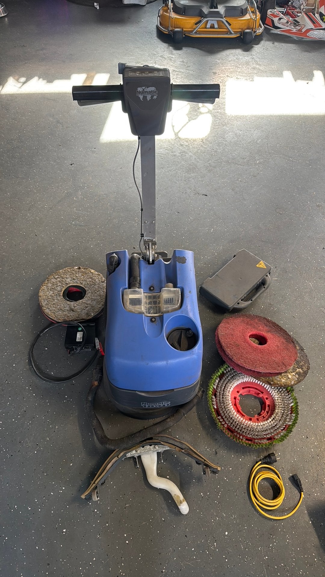 Schrob machine, Ophalen, Gebruikt, Schrobmachine
