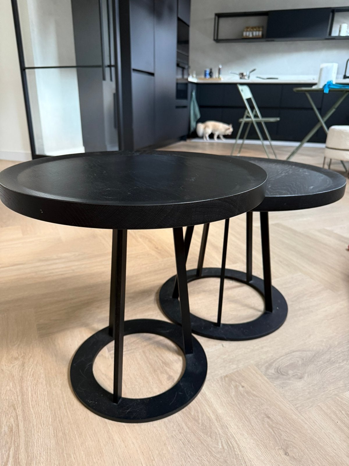 Salontafels - Bakers zitten&wonen, Ophalen, Zo goed als nieuw, Rond, 50 tot 100 cm