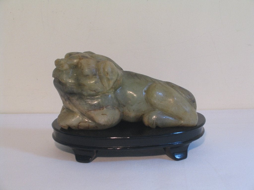 Jade Bixie ( of Pixiu ) beeld  -  509 B, China, Ophalen
