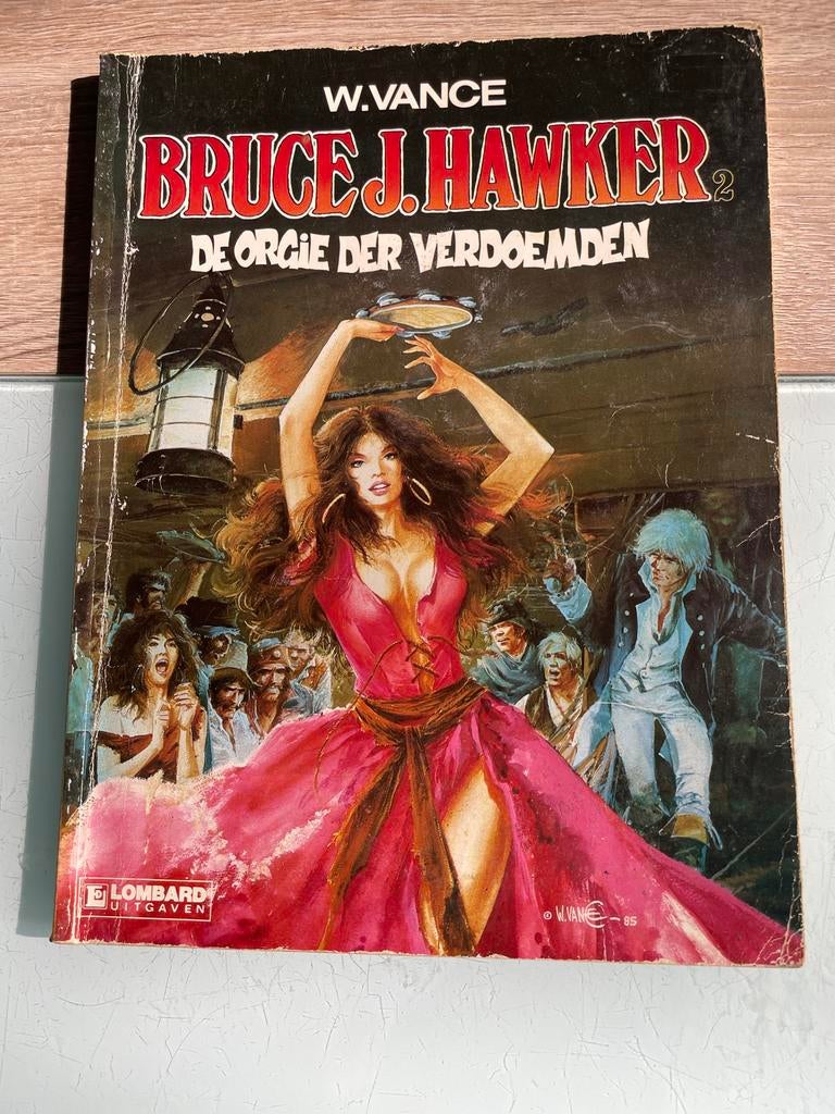 Bruce J. Hawker 2: De Orgie der Verdoemden - W. Vance, Eén stripboek, Ophalen, Gelezen