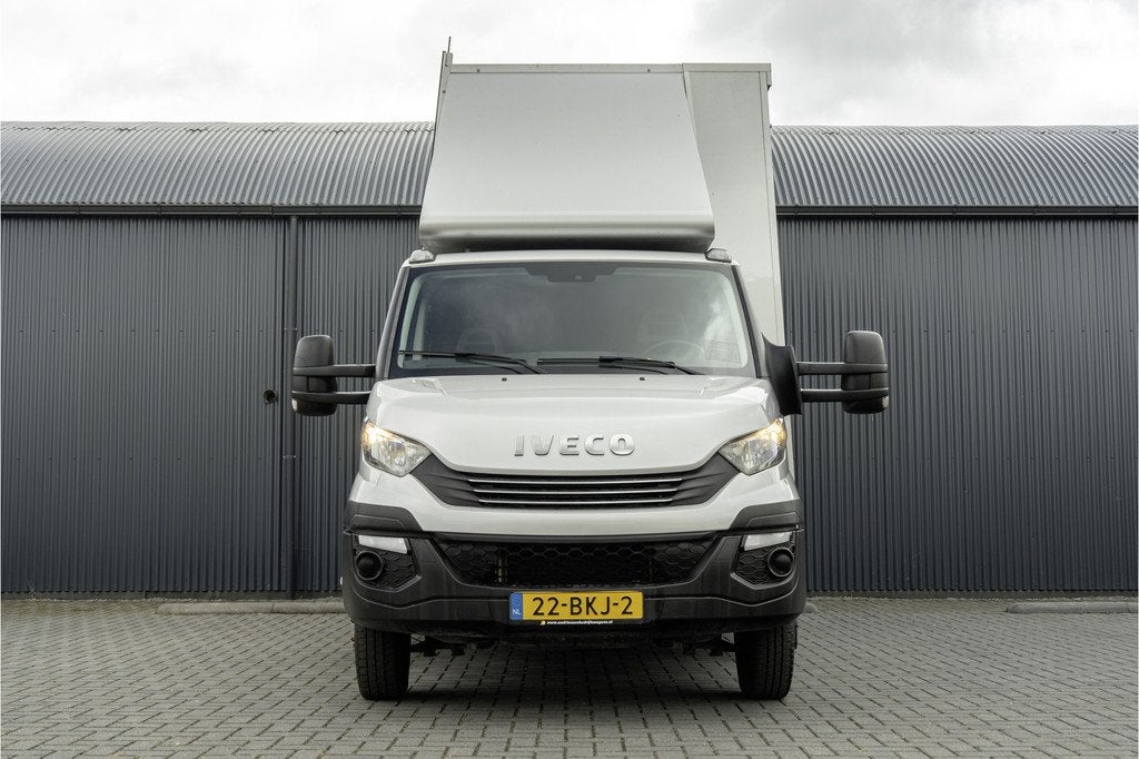Iveco Daily 50C18 | Glasresteel | Automaat | 180 PK | Camera, Auto's, Bestelauto's, Automaat, Gebruikt, Euro 6, 4 cilinders