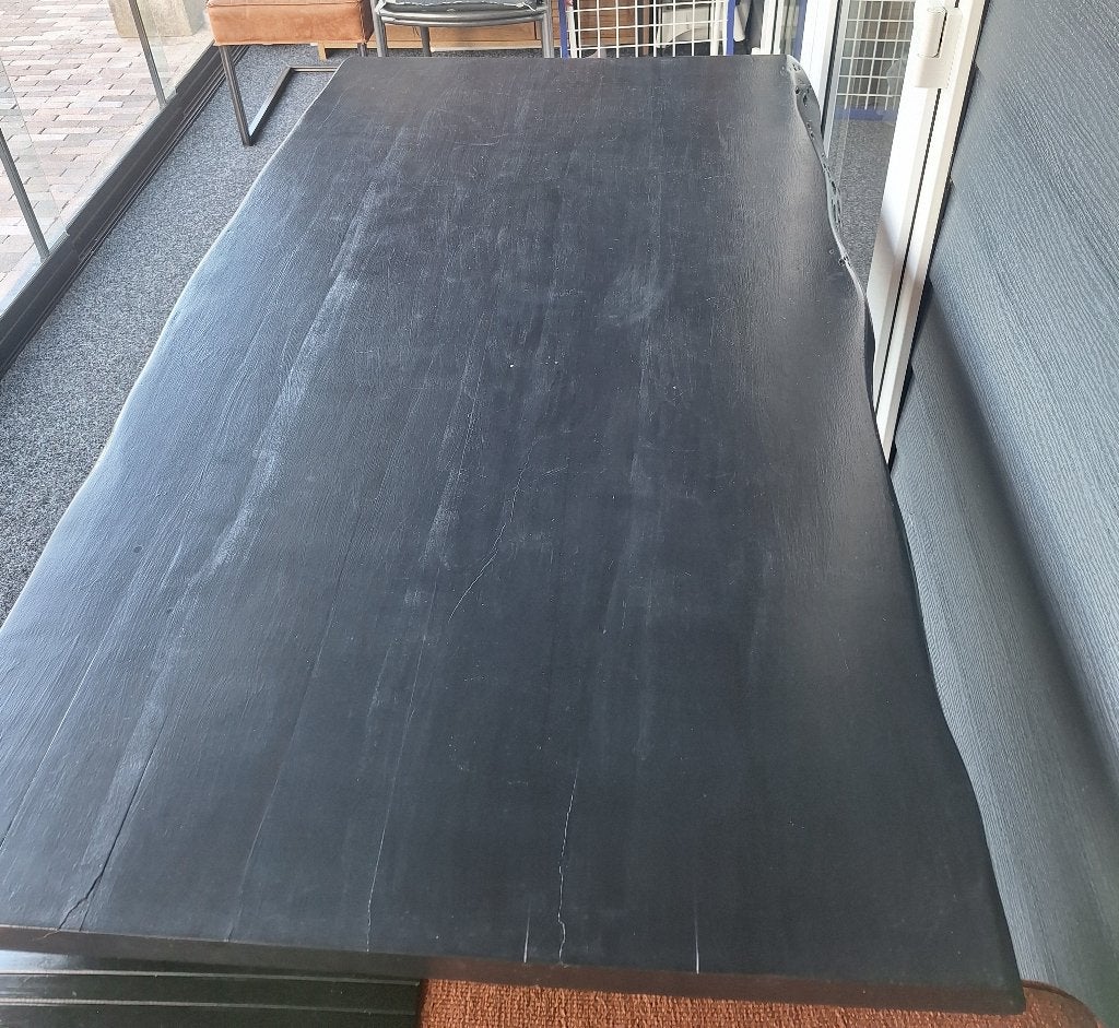 Mooie boomstam tafel, Ophalen, Gebruikt, 50 tot 100 cm, 150 tot 200 cm