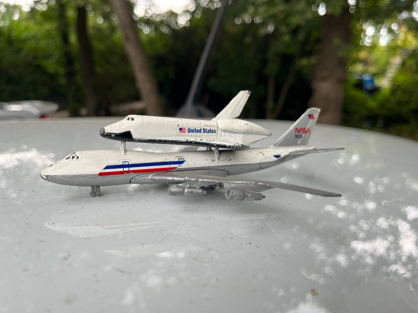 Lintoy boeing 747 en ERTL, Ophalen of Verzenden, Gebruikt, Schaalmodel
